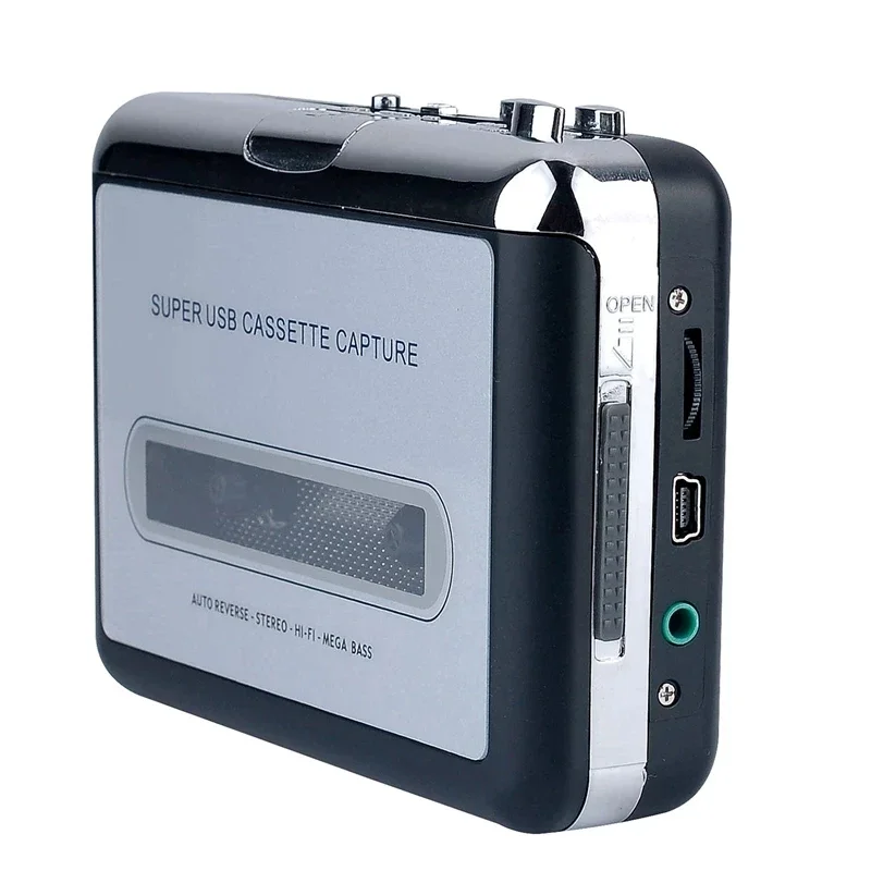 USB Cassette Tape Converter Old Cassette To MP3 Audio Capture Card Music Walkman Player Tape To PC Cassette-to-MP3 Converter