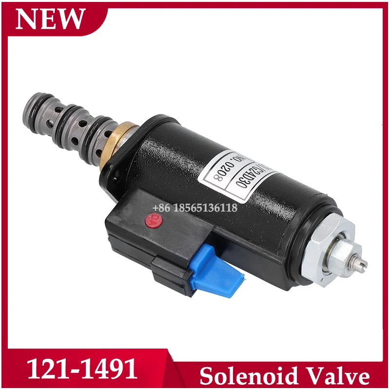 

121-1491 KWE5K-31/G24DA30 Solenoid Valve For Excavator E320B E320C E320D E325C Solenoid