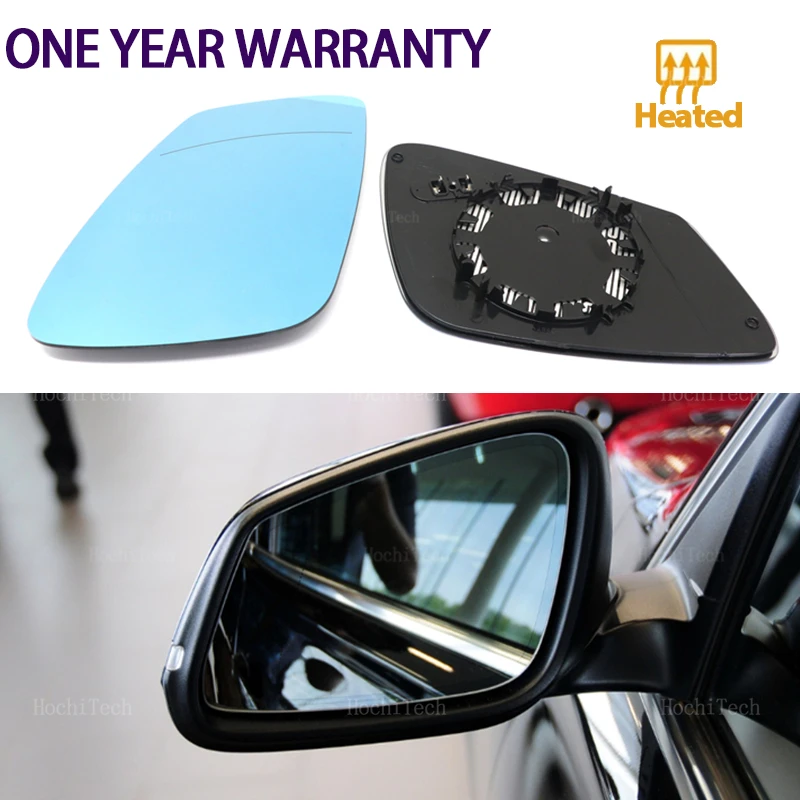 For BMW E84 F48 F20 F21 F40 F22 F23 F30 F31 F34 F10 F07 F11 Left or Right Door Side Heated Wing Mirror Glass Rearview Plate