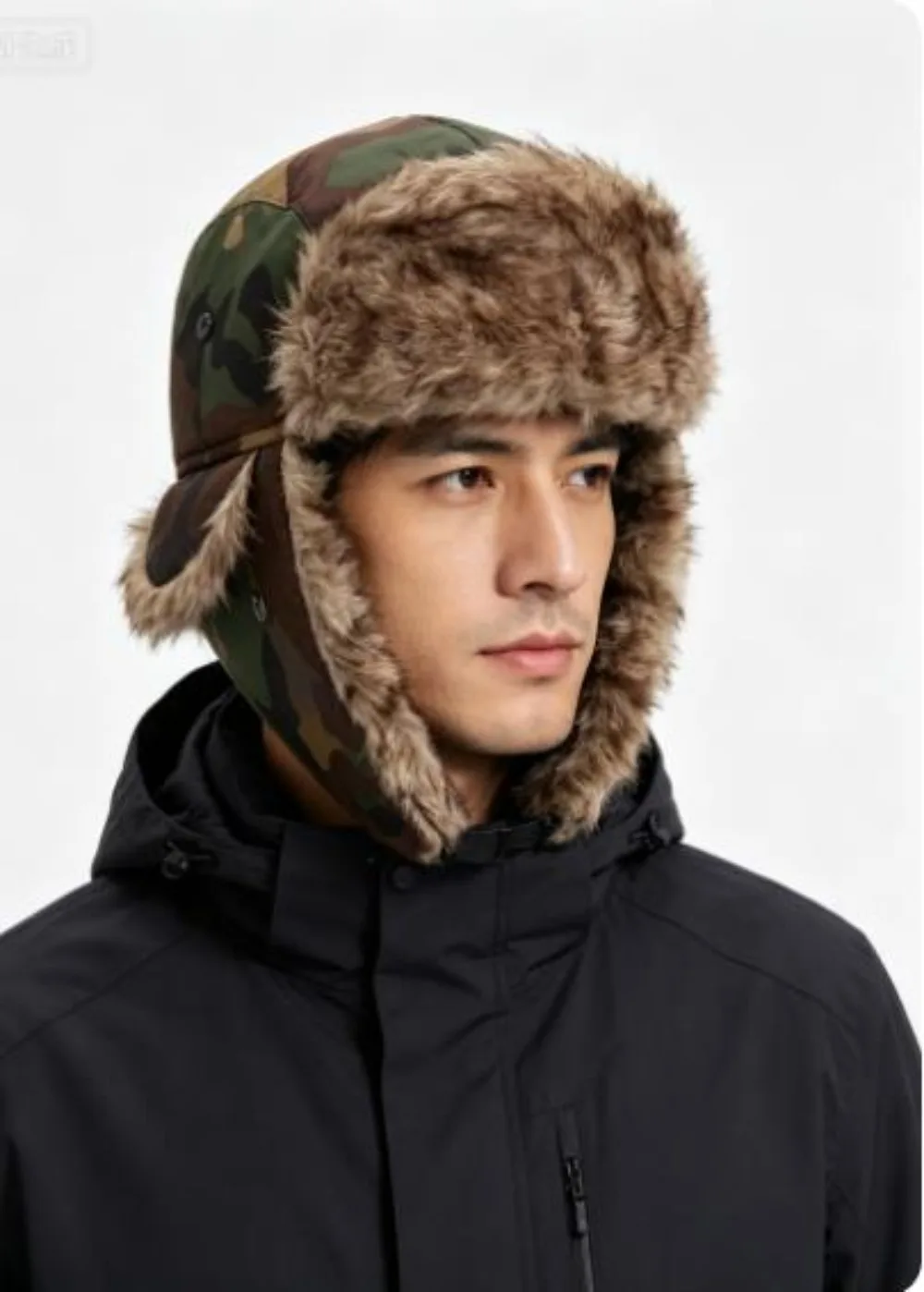 Winter Camouflage Hunter Hat Ear Protection Warm Outdoor Mountaineering Hunting Hiking Ear Protection Warm Hat