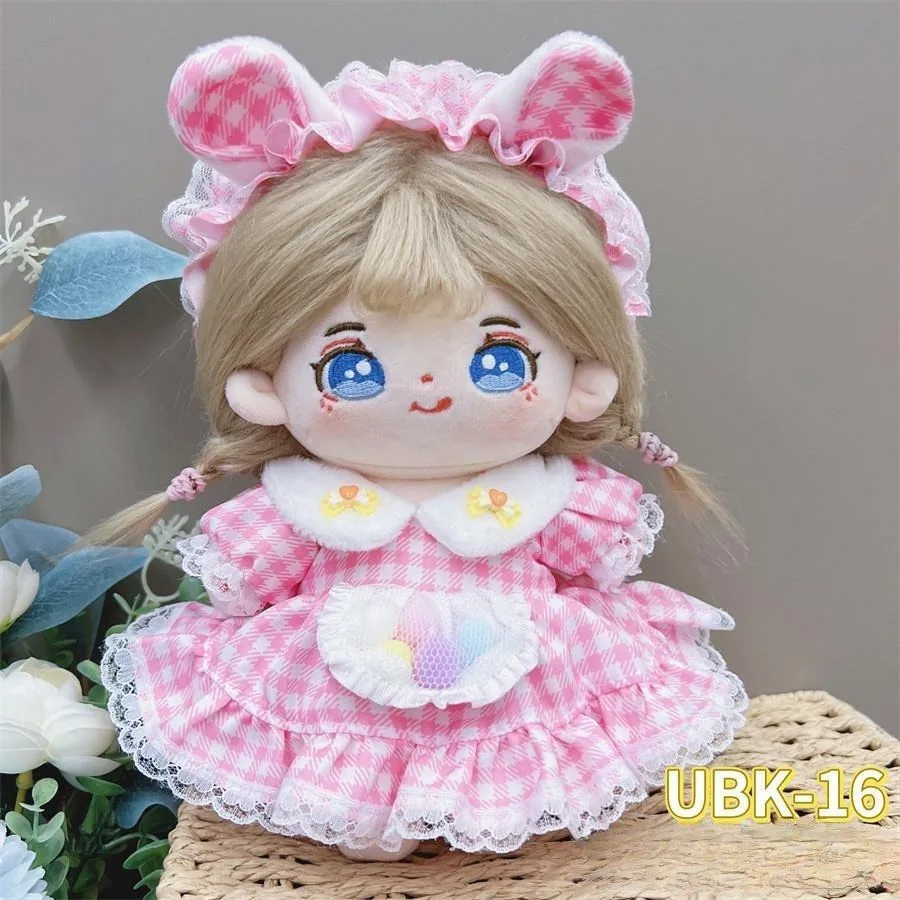 For Baby Three V3/20Cm Cotton Doll Cute Sweet Dress Doll Up Baby Clothes Lolita Skirt Popular dress