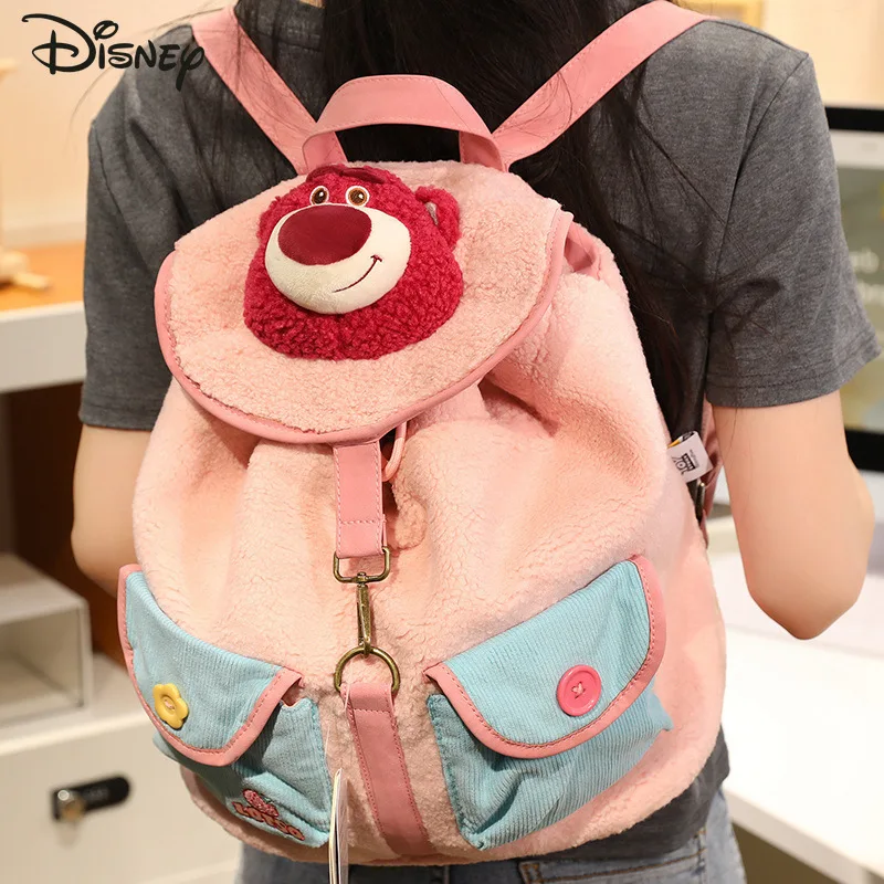 Neue frauen Plüsch Rucksack Mode Hohe Qualität Mädchen Multi Funktionale Lagerung Rucksack Cartoon Nette Vielseitige 3D Puppe Rucksack