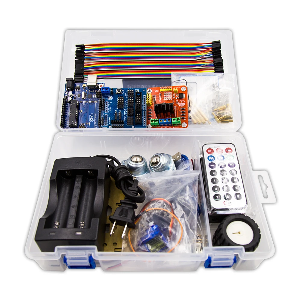 Picture 5: OEM ODM Kids Children DIY Programming Coding Project Stem Educational Smart Robot Starter Turtle Car Kits Set for UNO R3 Arduino