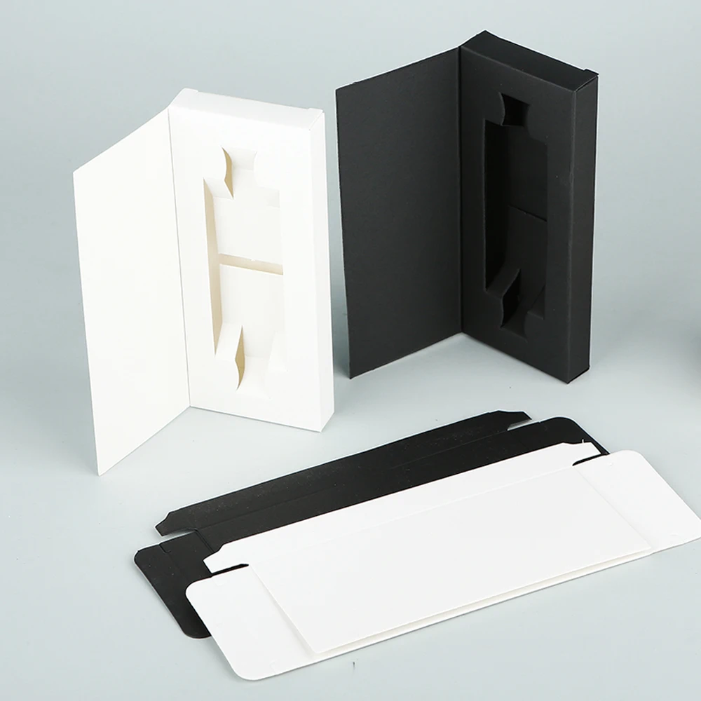 50/100 embalagem de garrafa de perfume requintada caixas de papel vazias caixas de perfume adequadas para garrafas de 14*114mm 10ml (sem garrafas)