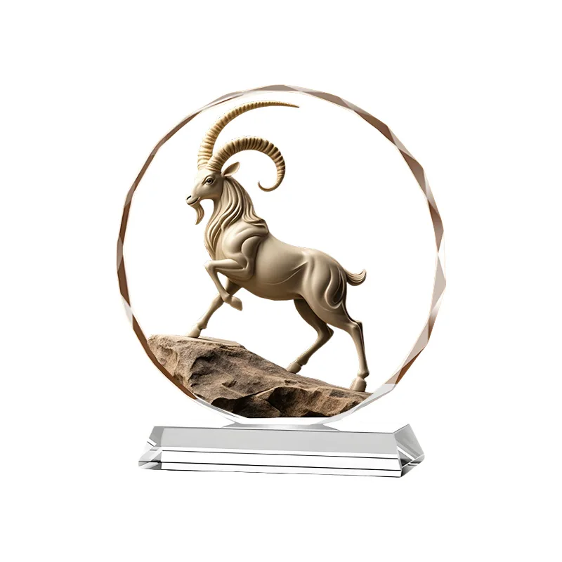 

Leader crystal ornaments Lucky ornaments Household housewarming gifts Living room entrance decorations Set the table