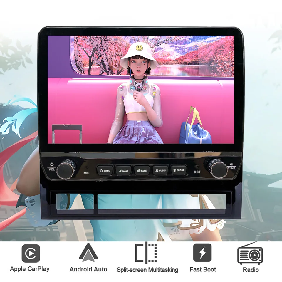 Android 14 Autoradio Multimedia PC Tablet For Toyota Tacoma Hilux 2005 - 2015 GPS DVD Video Music Player Car intelligent systems