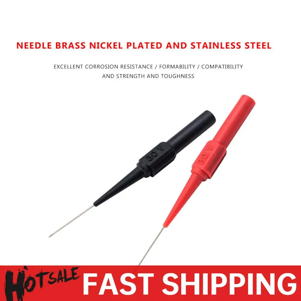 

1 Set Instrument Parts Accessories Test Probe Tip Multimeter Probes 2mm Interface Very Fine Diameter 100x50mm