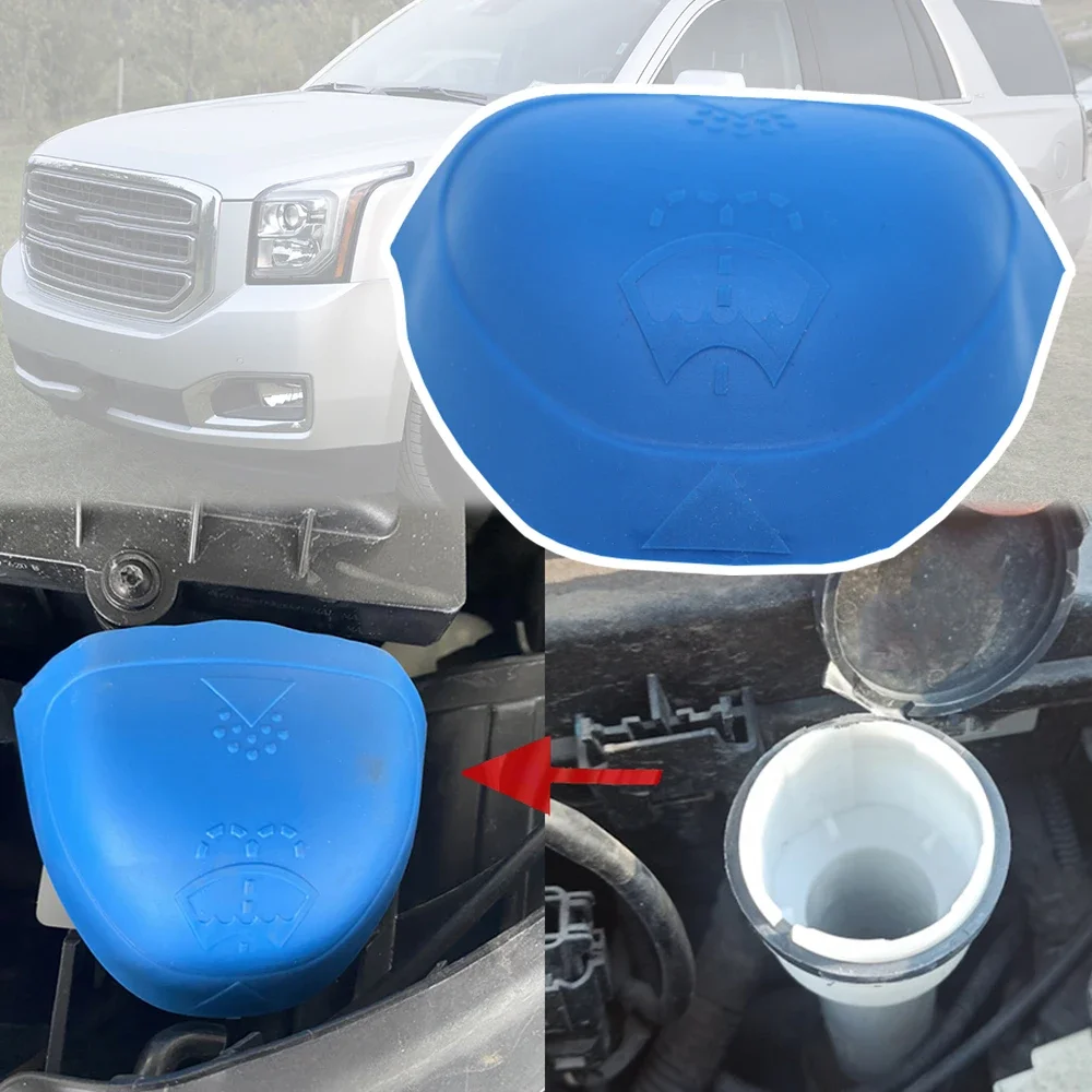 For Chevrolet Tahoe 2015 2016 2017 2018 2019 GMC Yukon XL Car Wiper Washer Funnel Tank Fluid Filler Screenwash Reservoir Cap