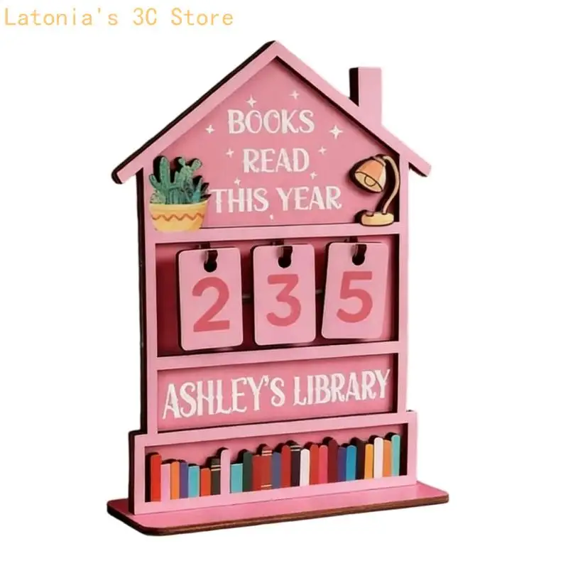 Simple Slide Design Wooden Trackers Reading Aids for Page Count School Library X3UB