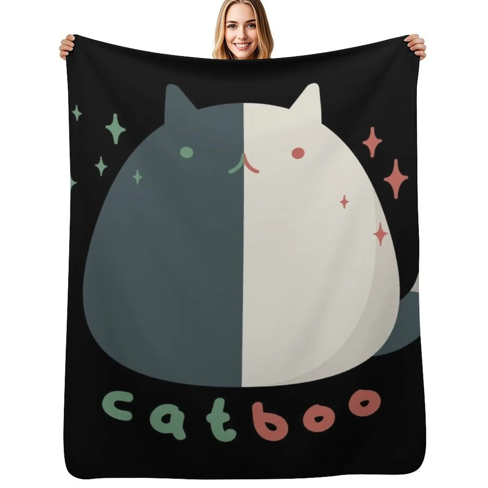 

Ranboo cat Throw Blanket Soft Comfort Blanket for Reading Watching TV