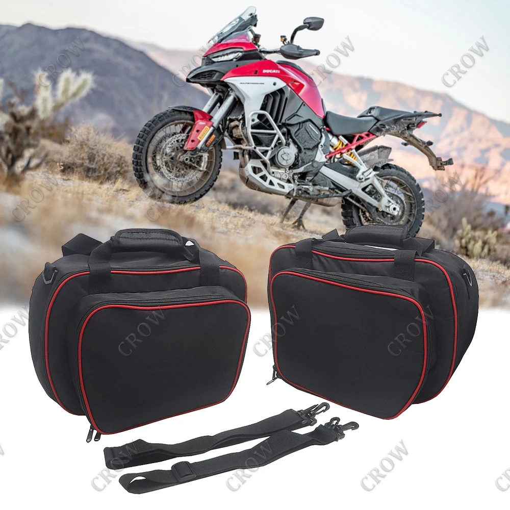 

FOR Ducati Multistrada V4 S 2021 Inner Bags For Plastic Side Panniers Cases Motorcycle Accessories MULTISTRADA v4