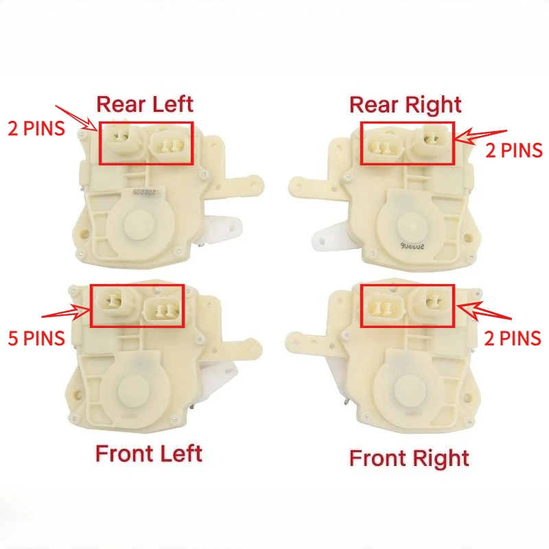 

Door Lock Actuator For 1998-2002 Honda Accord 4 Door Sedan Odyssey Front Rear Left Right Car Door Lock Assembly