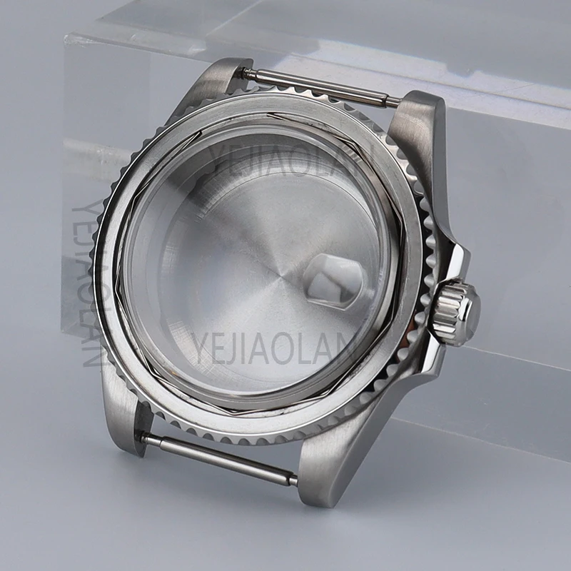 

40mm Watch Case 316L stainless steel Strap Sapphire Parts For GMT Seiko NH35 NH36 4R36 Miyota8215 8205 2824 Movement 28.5mm Dial