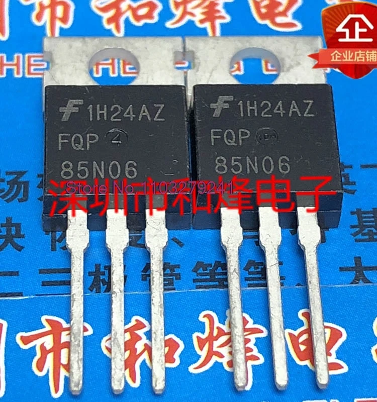 (10 teile/los) fqp85n06 bis-220 60v 85a