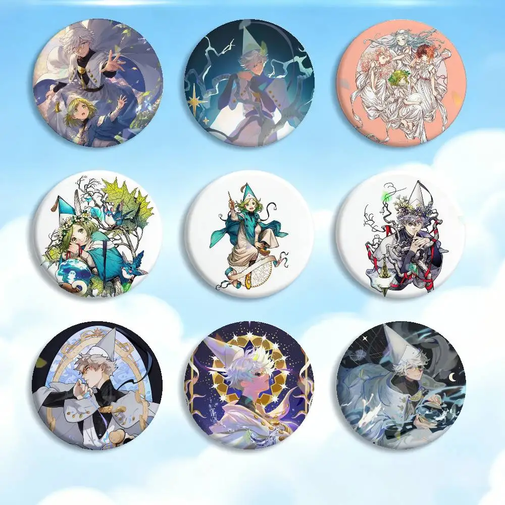

COOL Witch hat A-Atelier Badges Creative Tinplate Button PinsBrooch Badge Clothes Backpack