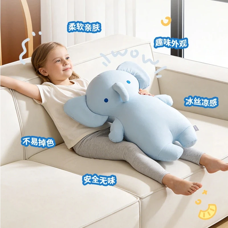 

Милая подушка-кукла в форме рисовой шарика, летняя охлаждающая подушка из ледяного шелка с пенополиуретановыми частицами, успокаивающая подушка для спальни, декор для комнаты, праздничный подарок