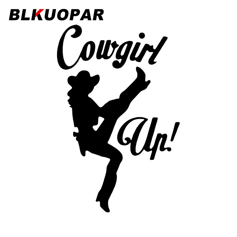 

BLKUOPAR Cowgirl Legs Up Car Sticker Waterproof Funny Fashionable Decals Scratch-proof Sunscreen Original JDM Car Accessories