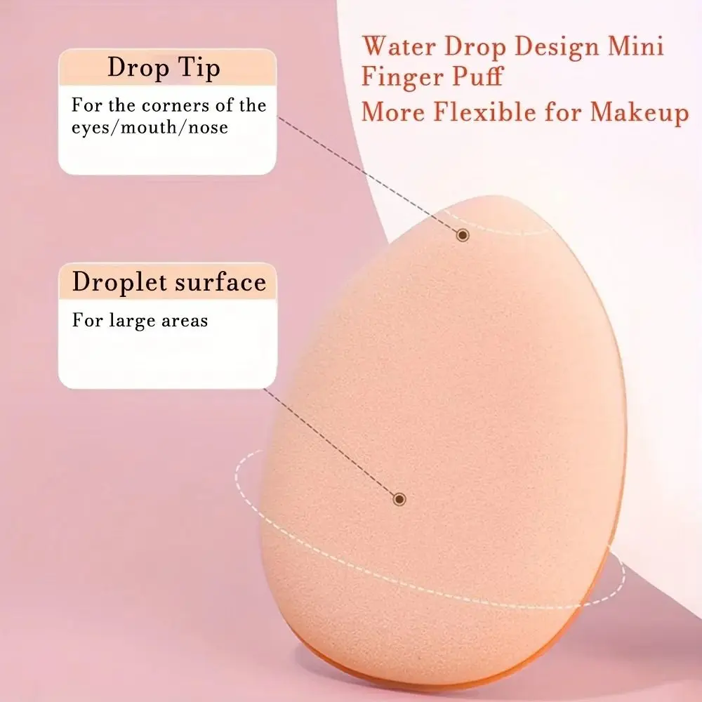 30 Stück zufällig waschbare Make-up-Puff, hypoallergen, puderfrei, Luftkissen, latexfrei, trockener und nasser Puff, reisefreundlich