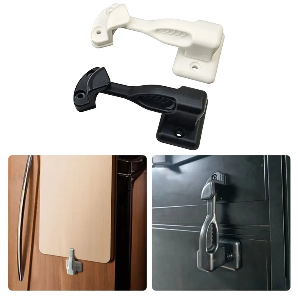 Waterproof Rust-Proof Nylon Cabinet Door Buckles For RV Yachts Cabinet Latch Door Retainer Catch T-shaped Nylon Door Stopper
