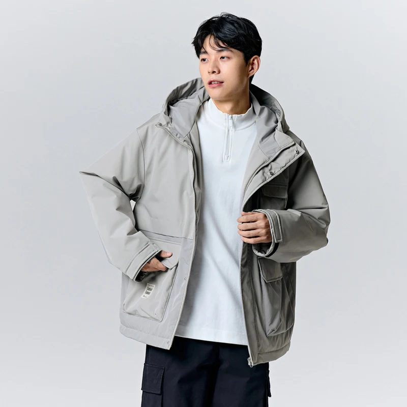 Semir Cotton Jacket Men 2023 Winter New Daily Simple pendolarismo Workwear Style comoda giacca calda in cotone sciolto