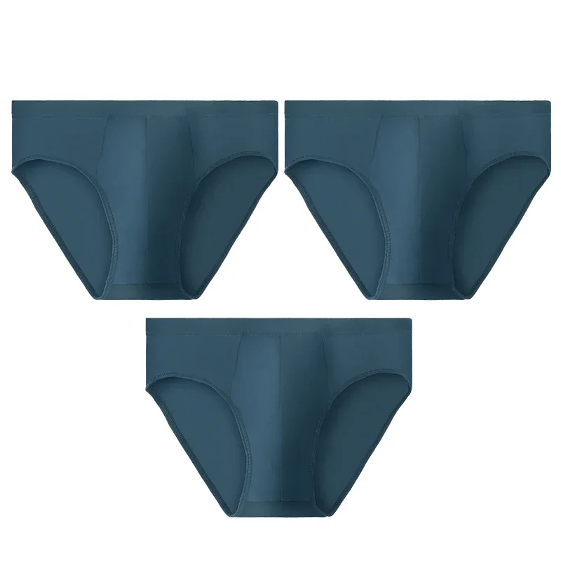 3PCS Men's Large Size Breathable Cotton Sports Underwear Summer Thin Comfortable Cotton Trunks