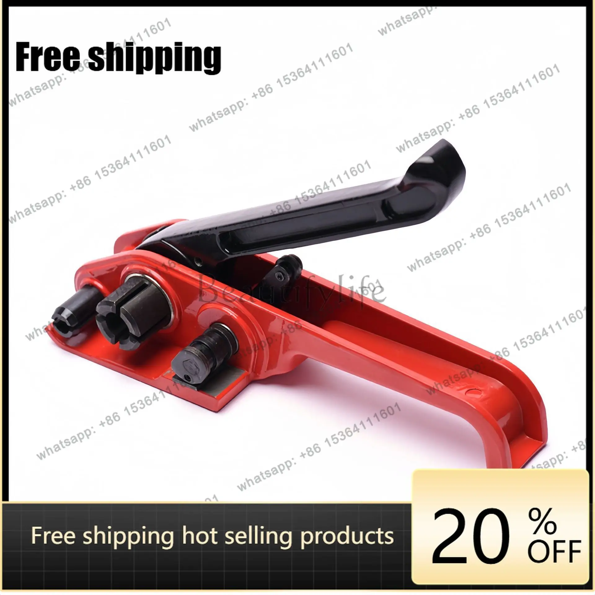 XW20-50 Fiber Tensioner Polyester Fiber Belt Tensioner Flexible Strapping Tool