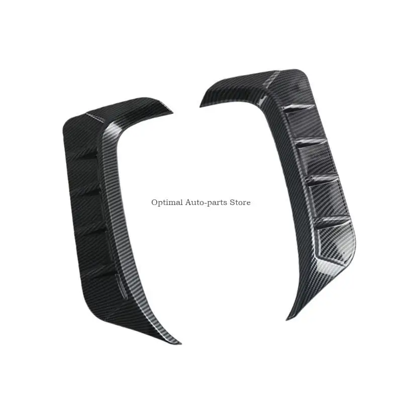  Specific ABS Wind Blade Bumper Cover Eyebrow Trim Featuring Quick Attach Decorative Housing Quick Fixing for MG3 2025