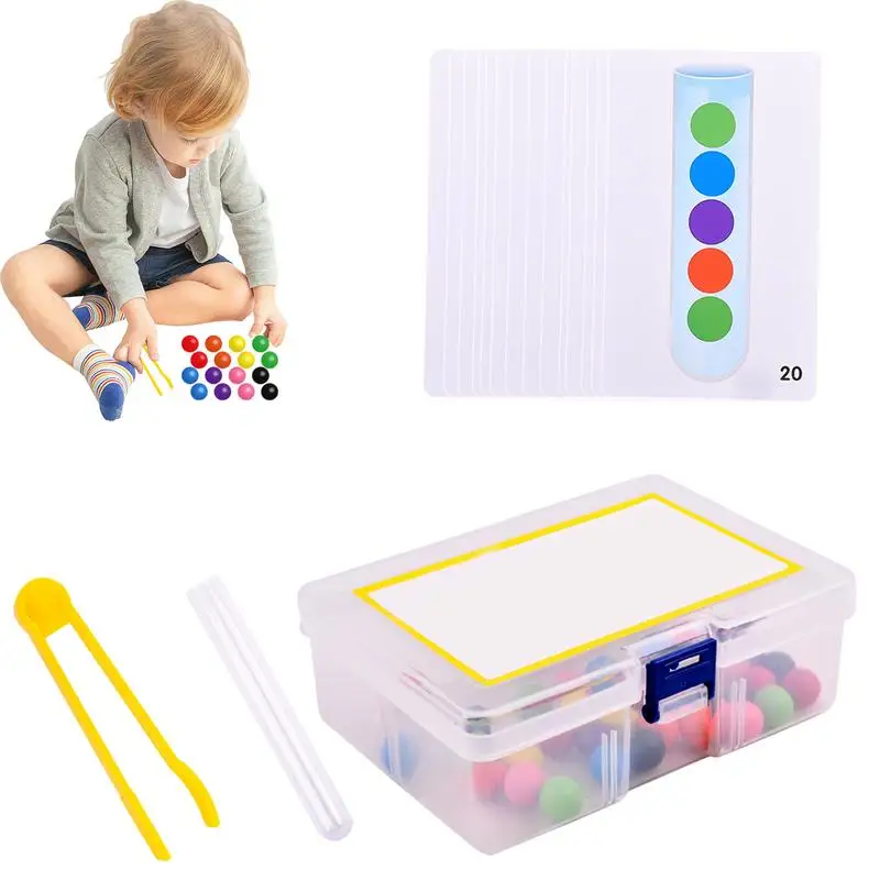 การจับคู่สีของเล่นไม้คลิปลูกปัดเกมนับของเล่นสําหรับเด็ก Fine Motor เกมเด็กวัยหัดเดินเกมการศึกษาสําหรับเด็กผู้หญิงคณิตศาสตร์