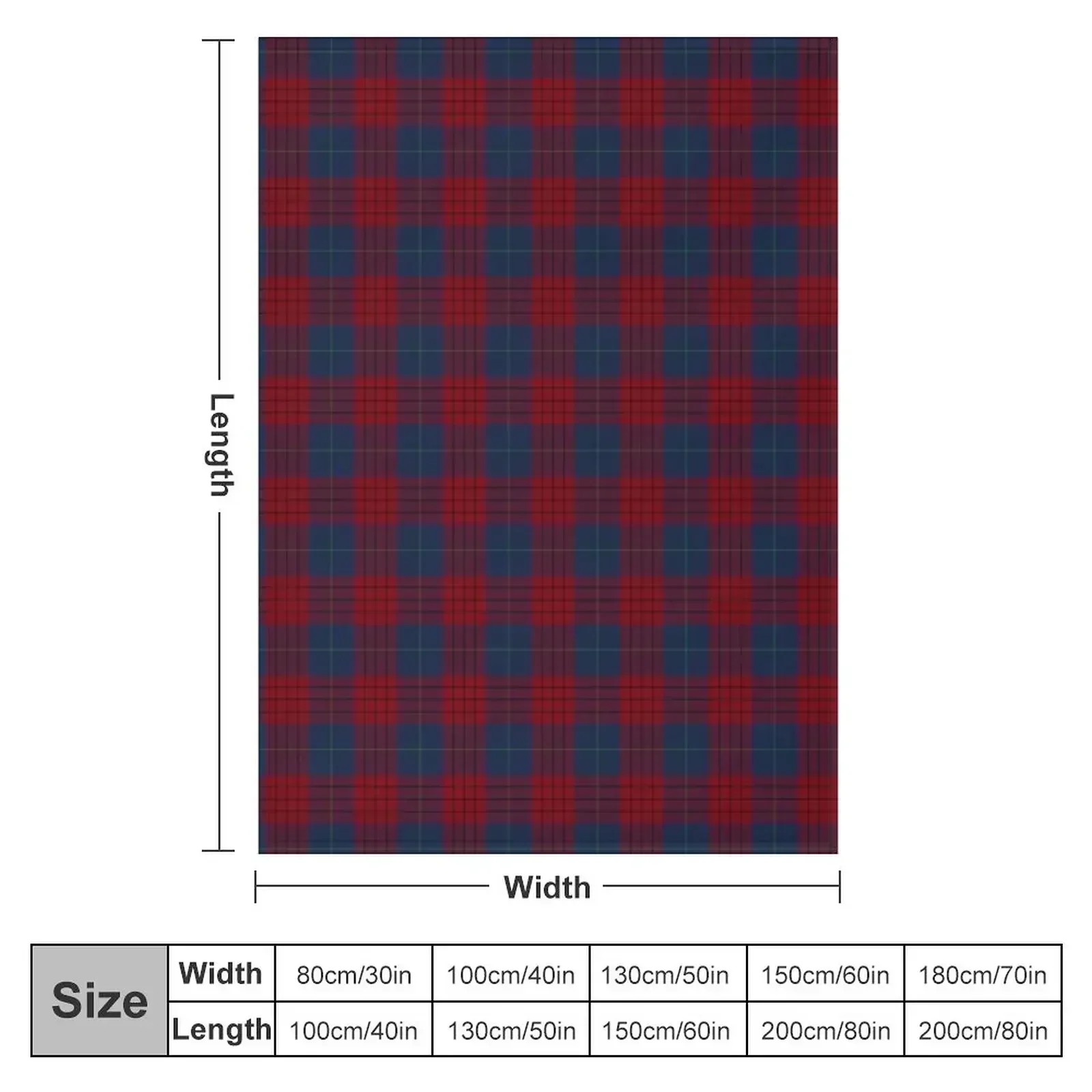 Clan Robinson Tartan Throw Blanket Shaggy Designers wednesday Decorative Sofa Blankets