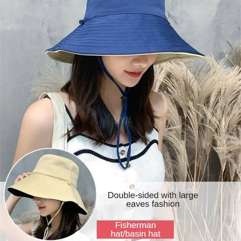 1~4PCS Outdoor Fisherman Hat Comfortable And Breathable Round Top Ultraviolet Proof Sun Hat Large Brim Be Easy To Carry About