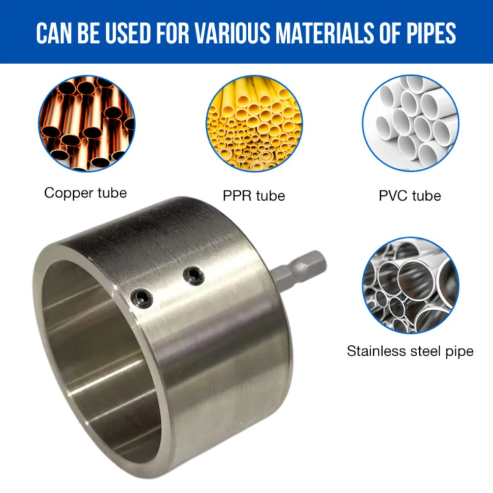

Electric Drill Connector For Pipe Chamfering And Deburring Inner/Outer Edges On Stainless Steel Tubes Fast Cutting