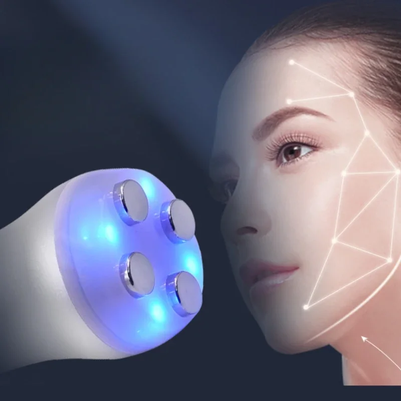 Complete Your Skincare Routine with Multi-Functional Home Use Beauty Device RF Radio Frequency Blue Light Skin Rejuvenation