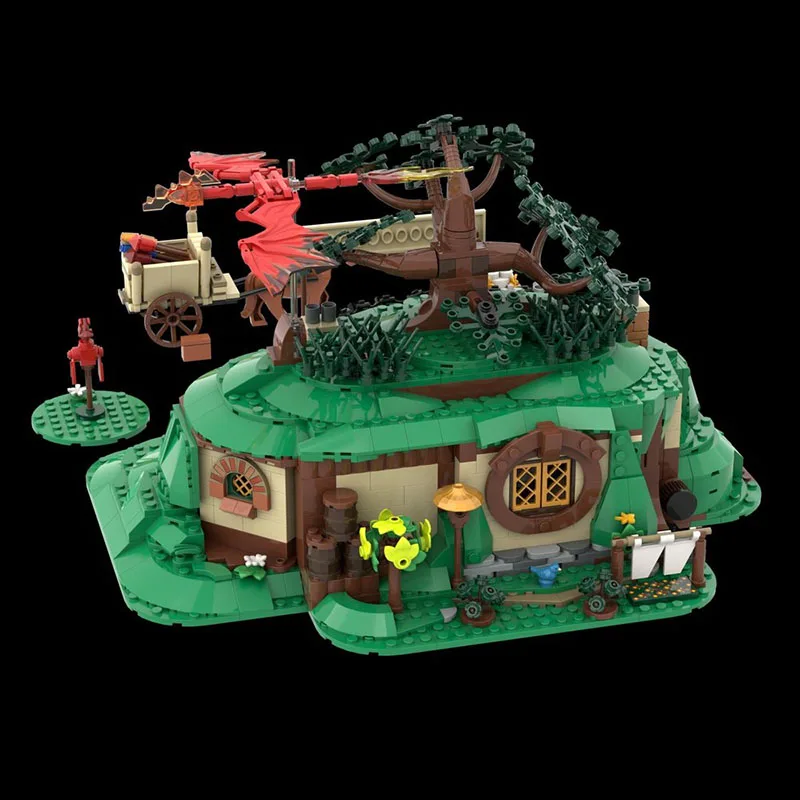 Ring Movie Model Moc Building Blocks Treehouse Model Technology Bricks Christmas Assembly DIY Toys Constructrion Gifts