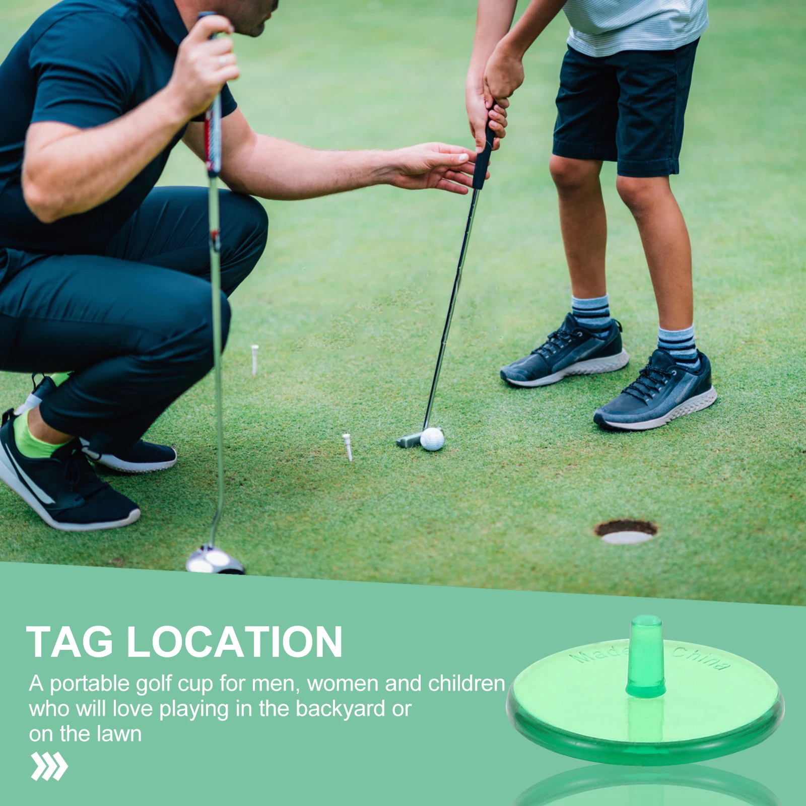 

100pcs Markers Golf Golfs Position Markers Position Tools Durable Plastic Outdoor Camping Hiking Supplies Practical Golfs