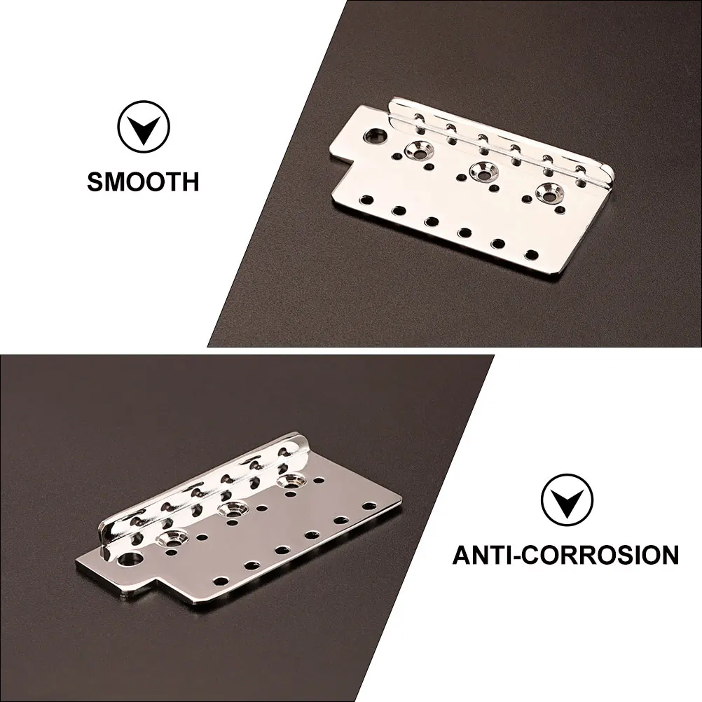 

Electric Guitar Bridge Plate 6 String Metal Base Plate Tremolo System Replacement Parts Accessories Guitar Components Musical
