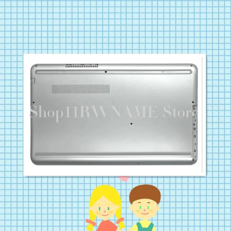New For Pavilion 15-AU 15-AW Bottom Base Case Cover (Silver) 856332-001