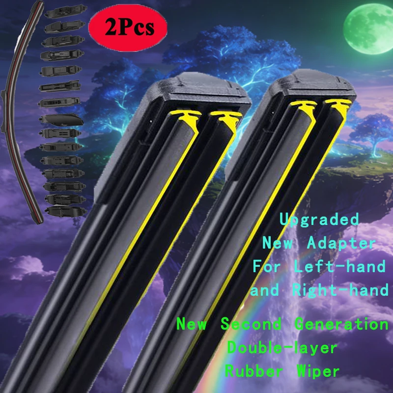 

Для Geely Emgrand 2014 2015 2016: передние дворники, резиновые щетки стеклоочистителя, аксессуары для авто, замена для очистки лобового стекла