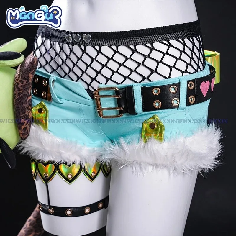 

CyZenless Zone Zero Costume Wig Cunning Cutie Nicole Demara Cosplay New Skin Uniform Doll Cunning Hares Halloween Party Women Pr