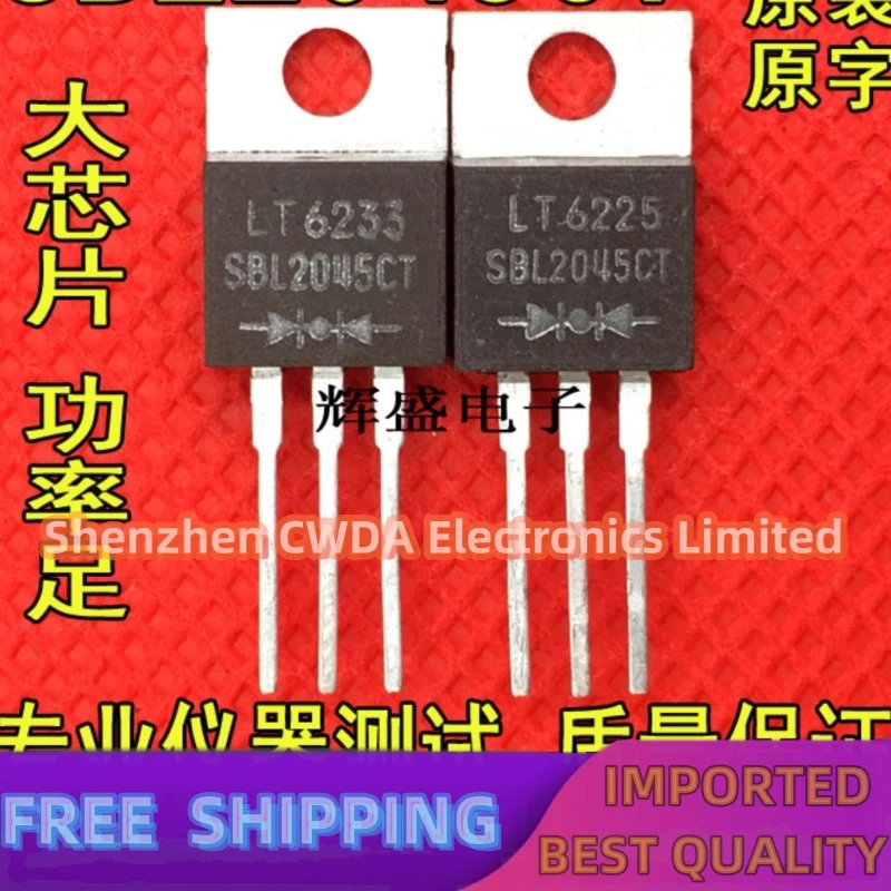 10PCS-20PCS   SBL2045CT 45V 20A TO-220  In Stock Can Be Purchased 