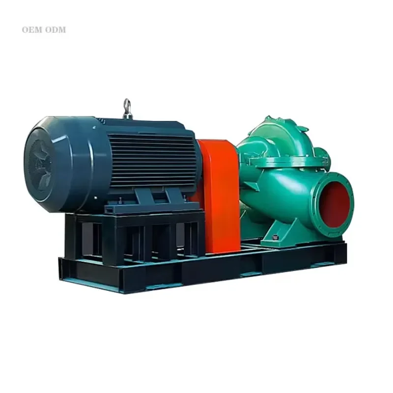 Horizontal Split Case Double Suction Pump S Series Single Stage Centrifugal Water Pump for Industrial Use