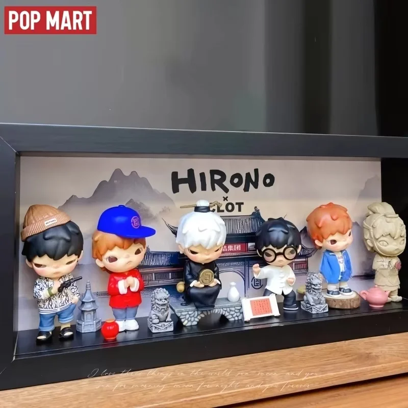 New Hot Sale Genuine Popmart Hirono X Clot Series Surprise Blind Box Trendy Toy Desktop Decoration Ornament Collection Toys Gift