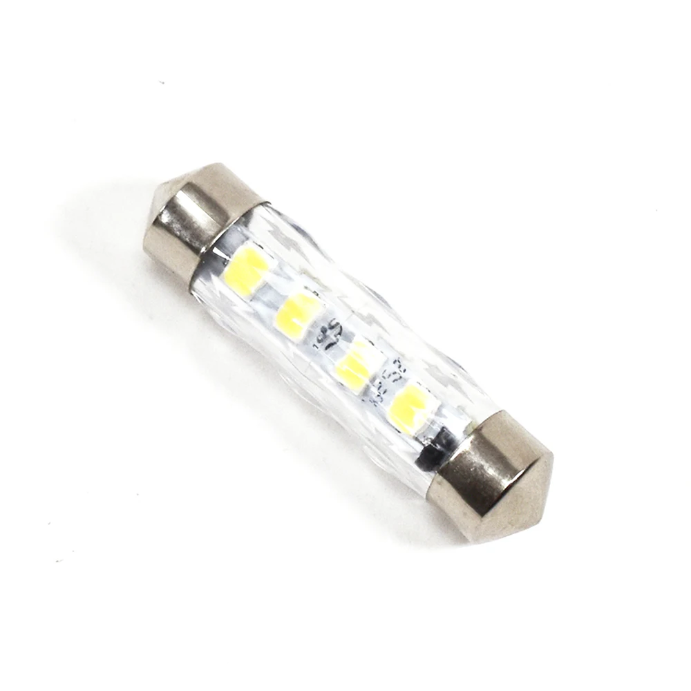 

10x Prism light C5W LED 31mm 36mm 39mm 41mm Car Signal Light Festoon Auto Reading Light License Plate Door Lamp Bulb white DC12V