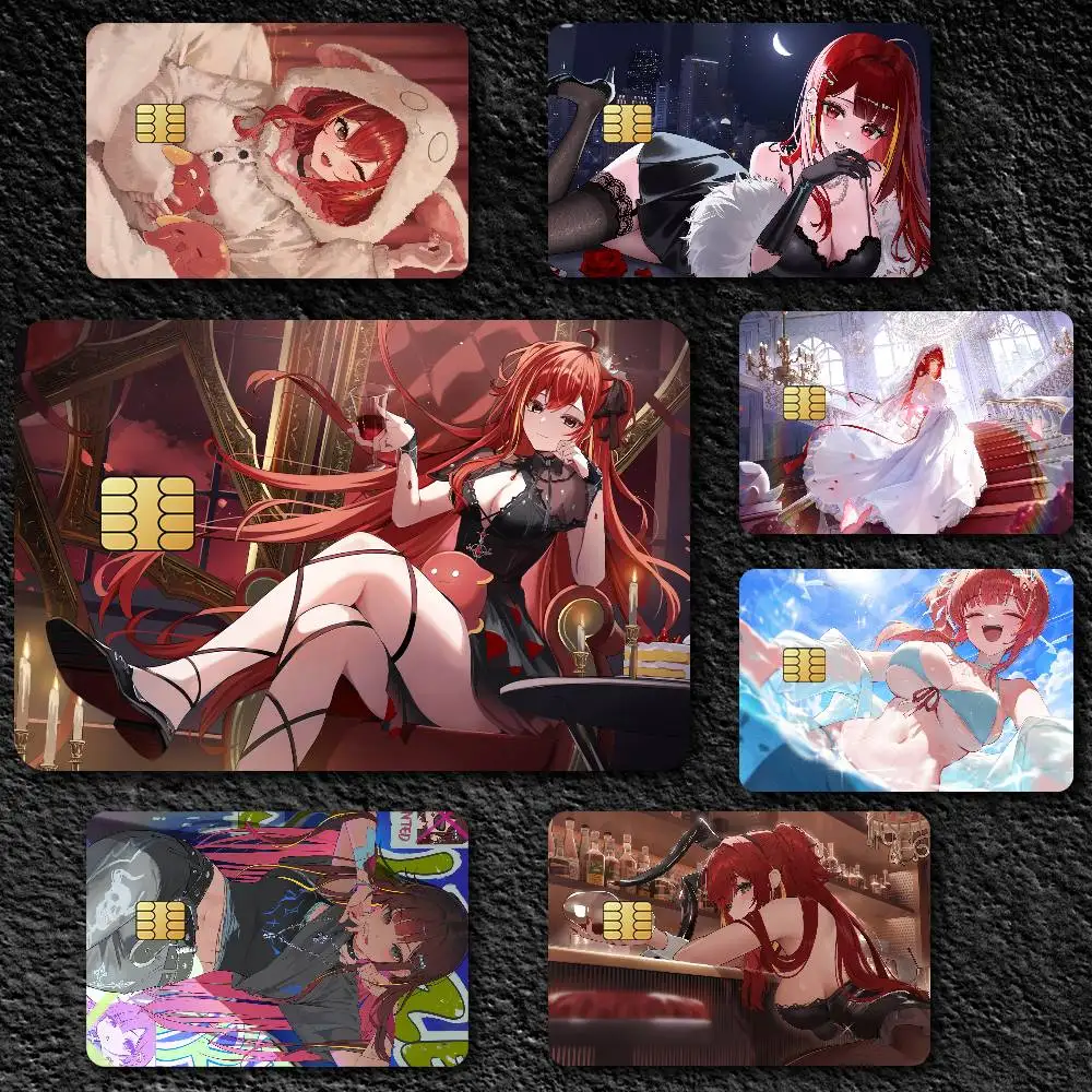 Singer A-Akane Lize Credit Card Skin Stickers For Bank Card Bus Metro Card Sticker Waterproof Gift