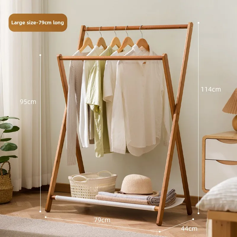 

Firm Hanging hanger bedroom floor does not take up space coat rack bedside bedside clothes storage artifact