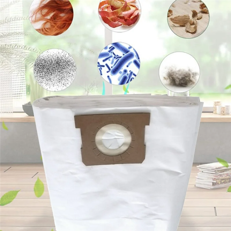 12 pçs sacos de pó vf3503 para ridgid 6- 9 galões molhado seco vac sacos de pó de alta eficiência saco de filtro de vácuo de lixo suprimentos vendas