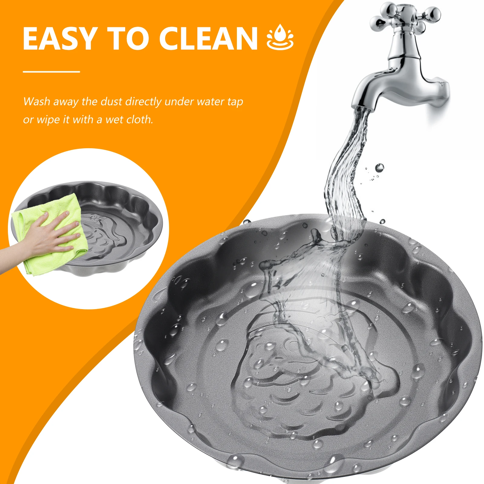 

1pc Santa Claus Cake Mold Non-Stick Baking Mould For Christmas Dessert Diy Chocolate Mousse Cheesecake Kitchen Bakeware Tool