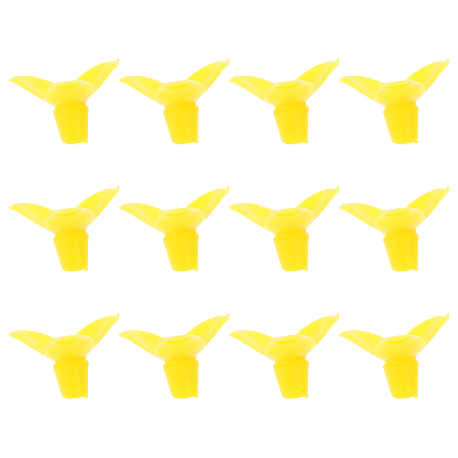 

12Pcs Hummingbird Feeder Replacement Flowers Flower Shape Durable Bird Feeder Parts Practical Feeding Ports for Outdoor Birds