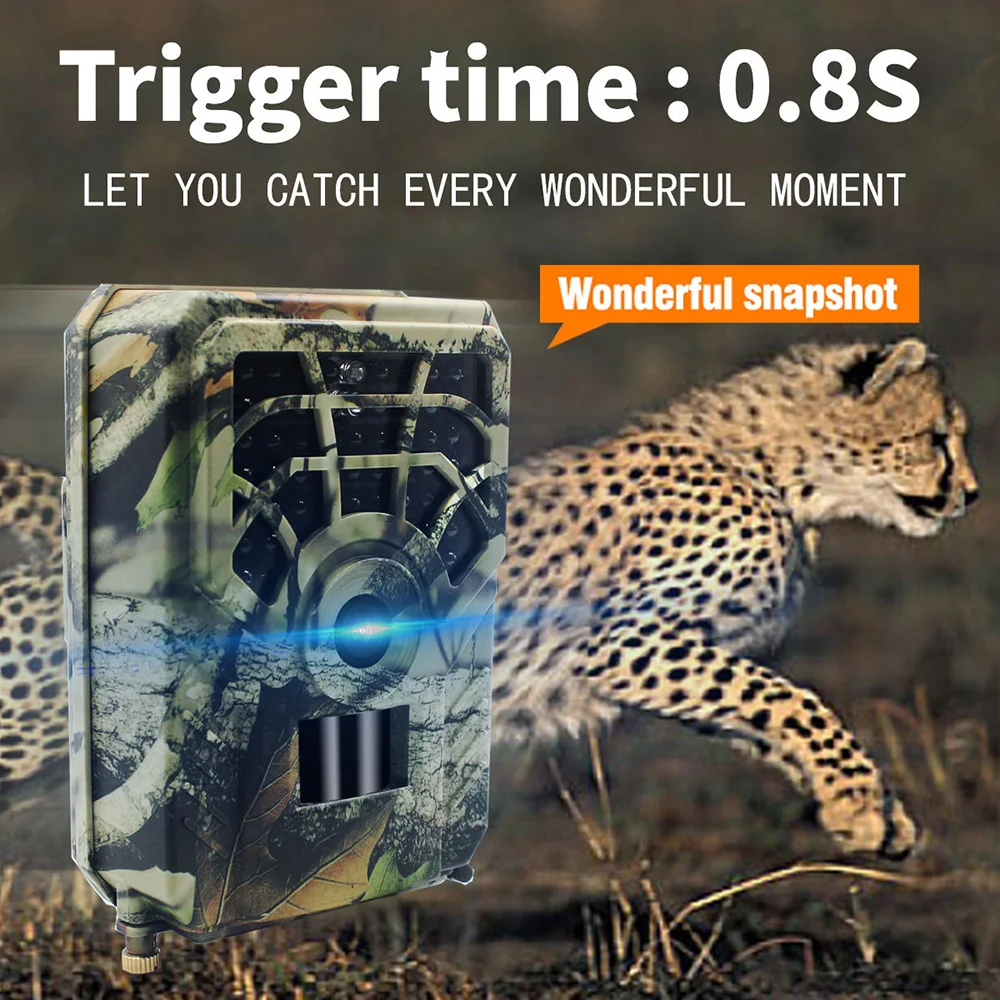 PR300 PRO 16MP HD 1080P Infrared Wildlife Hunting Camera Tracking Waterproof Outdoor Night Vision Photo Trap Detection Camera