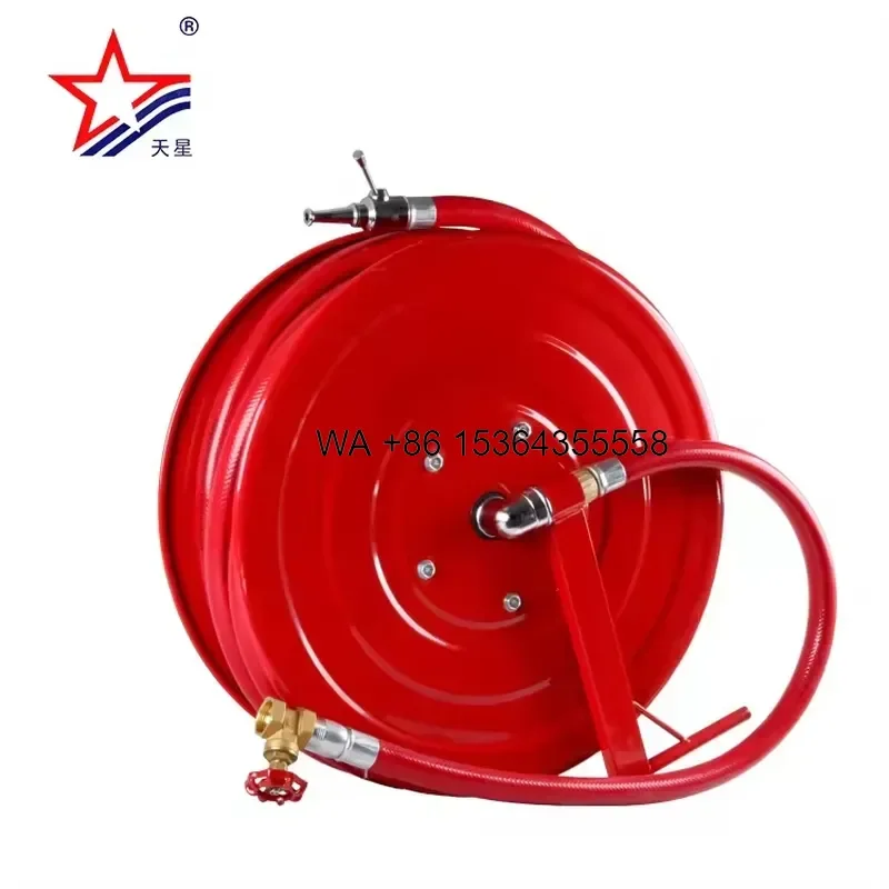 Wmwmnu for Fire Retractable Hose Reel 20m Length 25mm Diameter Fire Hose Reel