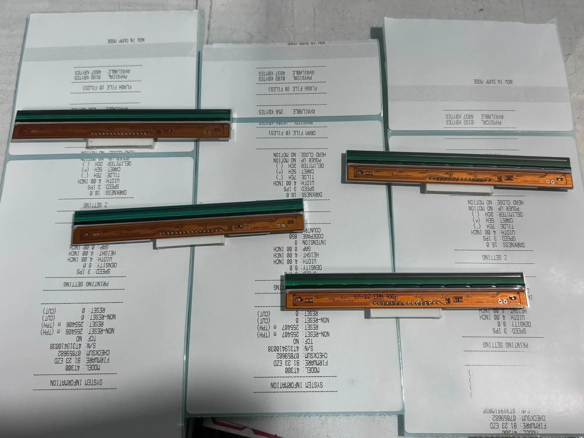 1PC Original G530 Thermal Printhead for Godex G530 G530U RT730i E730 BP530L 300DPI Barcode Printer Head